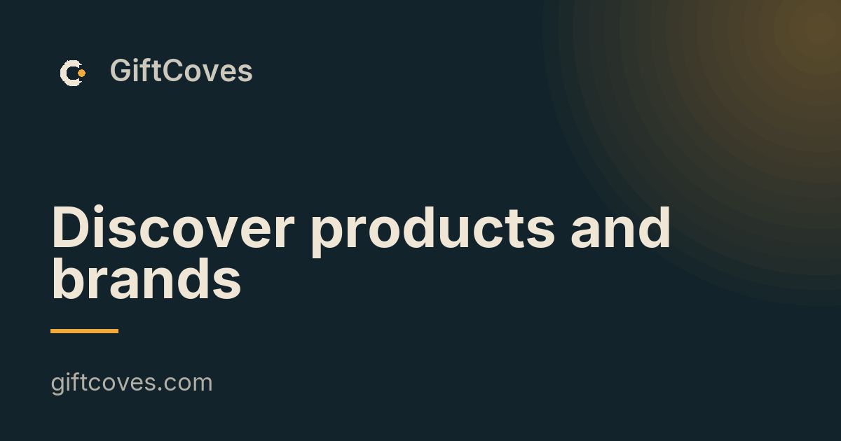Meet GiftCoves: gift ideas, price comparison and wish lists