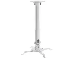 Support de plafond pour projecteur Reflecta Prometheus, support de plafond rotatif et inclinable, distance sol-plafond (max.) : 580 mm, Wit