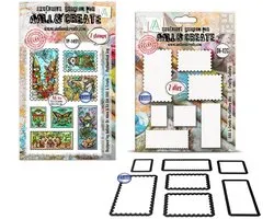 Aall & Create A6 clearstamp & Dies - Joyful cutouts