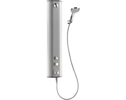 SECURITHERM therm. bac de douche. douchette + tête en aluminium