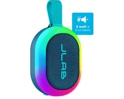 JLAB POP Party Speaker - Bluetooth Speaker - Haut-parleur sans fil avec 8 heures d'autonomie de batterie - Haut-parleur portable avec Multipairing - Equalizer via l'application – IPX6 étanche - Navy