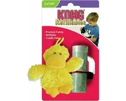 KONG Catnip Eend – Kattenspeeltjes – Kattenkruid – 9cm – Geel