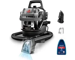 BISSELL SpotClean HydroSteam, Upholstery Cleaner Device, Carpet Cleaner with HydroSteam Technology, Steam Cleaner, Wet Vacuum Cleaner for Carpets, Upholstery, Car & More, Powerful 1000 W Motor, 3689N