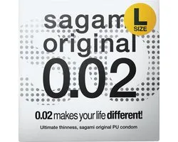 Sagami Original latexvrij condooms - L-size - 6 stuks