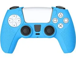 Playstation 5 Controller Skin - Etui en silicone PS5 - Accessoires de vêtements pour bébé PS5 - Housse - Etui - Etui en Siliconen - Blauw