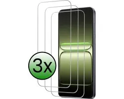 Screenprotector - 3 Stuks Geschikt voor OnePlus Nord CE5 - Extra Sterk - Beschermglas - Gehard Glas - Tempered Glass - Screen Protector