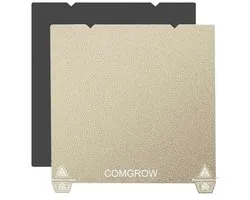 Ender 3 V3 SE PEI spring steel 235 x 235 mm, texture PEI plate magnetic flexible heating bed, 235 mm para Creality K1/Ender 3 V3 KE/Ender 3 V2/Ender 3 V2 Neo/Ender 3 Neo/CR-10 SE