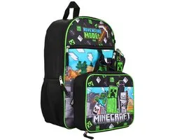 Ensemble de 5 sacs à dos Minecraft Garçons - Sac à dos Filles