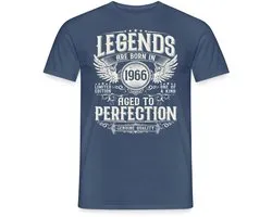 Legends Are Born In 1966 | Verjaardag Cadeau 60 Jaar T-Shirt Heren