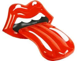 Sunnylife Matelas Pneumatique Rolling Stones 150 X 160 X 105 Cm PVC Rouge