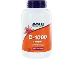 Now Foods - Vitamine C-1000 Complex (Buffered) - Met 250 mg Bioflavonoïden - 180 Tabletten