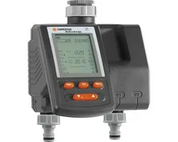 Programmateur d'arrosage GARDENA MultiControl Duo - 3 arrosages par jour - 1min à 3h 59min.