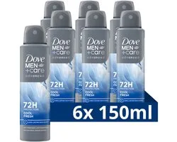 DOVE Men+ Care Advanced Care Deodorant Spray Cool Fresh 150 ml - 6 STUKS