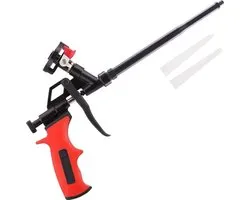Foam Gun Pu Expanding Foaming Gun Upgrade Kitpistool - Heavy Duty Spray Foam Gun - Metalen Body Bedekt met PTFE - Geschikt voor breien Vullen Afdichten - Thuis&Kantoor Gebruik