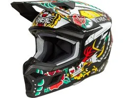 Casque Cross O'NEAL 3SRS Inked Multicolour - Taille XXL - Casque