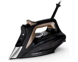 Rowenta DW6341D1 strijkijzer Stoomstrijkijzer Microsteam 400 HD 3De-zoolplaat 2500 W Zwart, Bruin