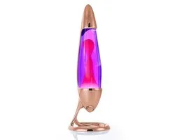 Lavalamp voor Kinderen en Volwassenen - Koper - Violet/Roze