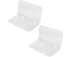 Coque de protection rigide transparente en 2 parties pour New Nintendo 3DS XL/LL, légère et résistante aux rayures avec accès au clavier, à l'écran tactile et aux ports