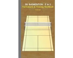 3D Badminton 2 in 1 Tacticboard and Training Book