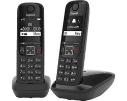 Gigaset AS690R Telefoons 2 Stuks Zwart