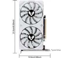Grafische Kaart 4 GB GDDR6 - AMD RX 6500 XT - PCIe 4.0 - Desktop Computer - Gaming Videokaart
