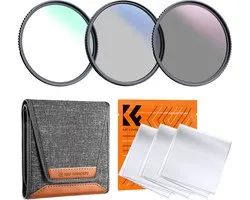 K&F Concept 52mm MCUV + CPL + ND4 Nano-K filter set kit