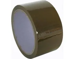 Perel INPAKTAPE - 50 mm x 50 m - BRUIN