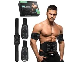 Activora EMS Trainer - Inclusief Armspieren trainer - Buikspiertrainers elektrisch - Ab trainer - Buiktrainers - Spierstimulator - Zweetband buik - Afslankband