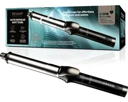 Revamp Progloss Curl Wrap CL3000 Fer à friser automatique - Gaucher et droitier - 32 MM - Technologie ionique - De 130 à 210 degrés - Convient à tous les types de cheveux - Cheveux bouclés - Comprend un gant résistant à la chaleur - Câble de salon 3M
