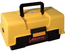 Albatros Viskoffer - Met 2 Laden - 31 x 16 x 15 cm - Geel