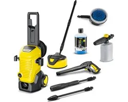 Nettoyeur haute pression Kärcher | K 5 Premium Modular Car & Home Complete - Enrouleur - Nettoyeur de terrasse T 5 - Jet mousse - Brosse de lavage rotative - Produit nettoyant 1 L - 145 bar - Débit d'eau 500 l/h