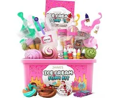Jawes - Fluffy Ice Cream Shop - Graisse- Fabrication de Graisse - Slime- Fabrication de Graisse pour enfants - Graisse - Graisse - Paquet de fabrication de Graisse - Graisse fluffy