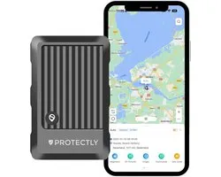 Protectly® GPS Trackers - GPS Tracker Zonder Abonnement - GPS Tracker Auto - GPS Tracker Fiets - GPS Tracker Kind - 150 landen - Waterdicht - 10 Jaar Full Service SIM - Geschikt voor iOS & Android