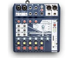 Soundcraft Notepad 8FX 8-Channel Compact Mixer with Effects & USB - soundeffect mixer muziek mixer