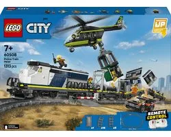 LEGO – 60508 City politietrein – Politie treinroof – Powered Up