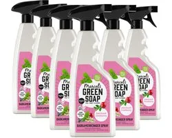 Marcel's Green Soap - Badkamerreiniger Patchouli & Cranberry - 6 x 500ml