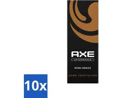 10 x Axe Dark Temptation Aftershave 100 ml - Aftershave - Chocolade - Geur Aftershave - Aroma Séduisant - Apaisement de la Peau