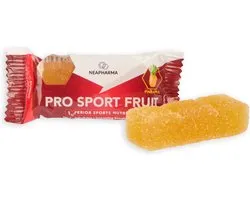 Neapharma Pro Sport Fruit Ananas - Energy Fruit Chew - Energy Gummy - Énergie longue durée - Effet isomaltulose - Par 15 fruits