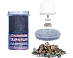 Aqualine 12 complete set filters en stenen - alkalisch (PH-ring)