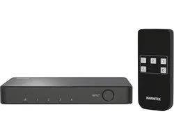 Marmitek Connect 740 - Commutateur HDMI 4 entrées / 1 sortie - 4K 120 Hz - 8K - Idéal gaming - PS5 / Xbox Series X – switch – Ultra HD
