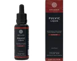 Life Elixir Fulvinezuur Alkaline 50 ml - Natuurlijk Fulvinezuur Supplement | Helpt bij verbeteren weerstand - Fulvic Mineral Complex met Alkaline – Ondersteunt immuunsysteem - Allergeenvrij