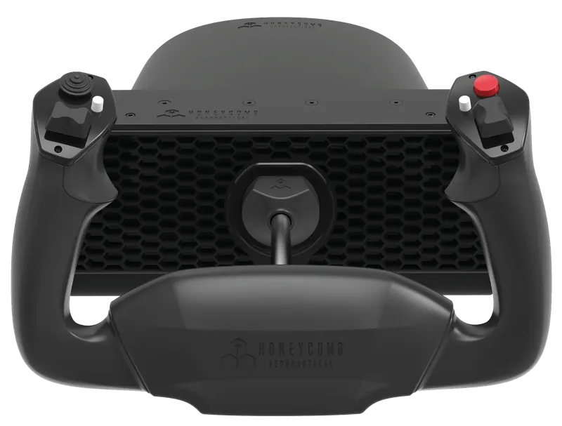 Honeycomb Alpha Flight Controls Lite Yoke en Switch Panel PC en Mac