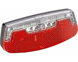 Ikzilight Achterlicht met 2xLED en batterij - Reflector - Standlicht - Zichtbaar tot 1000 meter