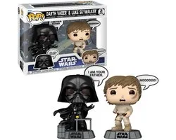 Star Wars Darth Vader & Luke Skywalker (Set van 2) vinylfiguren Unisex Funko Pop! - Neutraal - Standard
