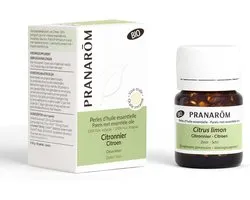 Pranarom - Perles d'Huile Essentielle de citronnier - Bio - 60 Perles