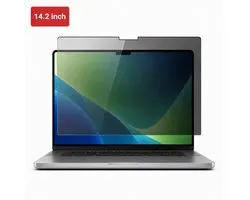 Brosendaal Privacy Screen geschikt voor MacBook 14 inch - Privacy Screenprotector - Magnetische bevestiging - MacBook Pro 14 inch
