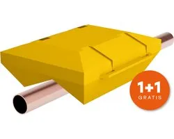 Alpine® Revolution waterontharder alternatief - 1 + 1 GRATIS - Antikalk Magneet voor koper en kunststof leidingen - Antikalksysteem - Energie besparen - Gas besparen - Magnetische waterontharder alternatief - 4000 pro Sq 6Fz