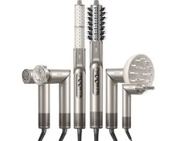 Dreame Dazzle Sèche-cheveux haute vitesse & Multi-styler - Avec 5 accessoires - Technologie ionique - 110 000 tr/min