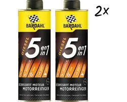 Bardahl Motor Reiniger 5 In 1 Diesel 2x 500ml - 1L