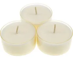 Bougies chauffe-plat Pure Nature Lights, durée de combustion 10 heures, bougies en colza